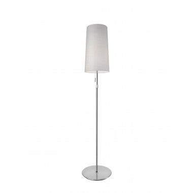 Lampaadaire Têxtil Blanc Hauteur Réglable Verona