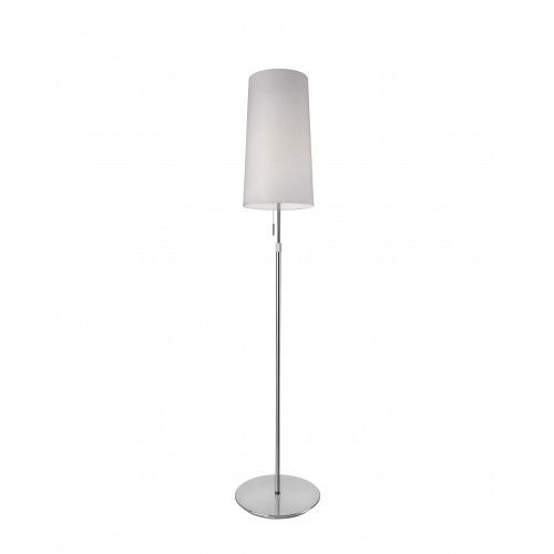 Lampaadaire Têxtil Blanc Hauteur Réglable Verona