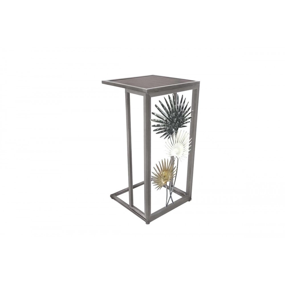 Decoração de Sallette Palmes 70 cm de ferro de ferro