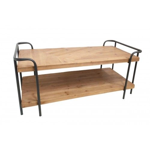 100 cm Carter Metal Metal Mesa De Café