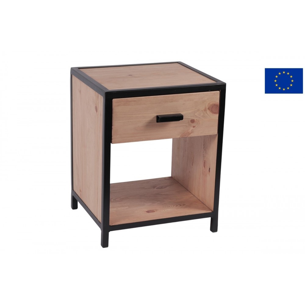 Bedside table 1 drawer 1 niche FERDI