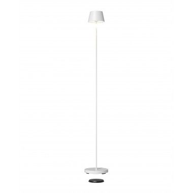 Candeeiro de pé exterior branco SEOUL 120 cm