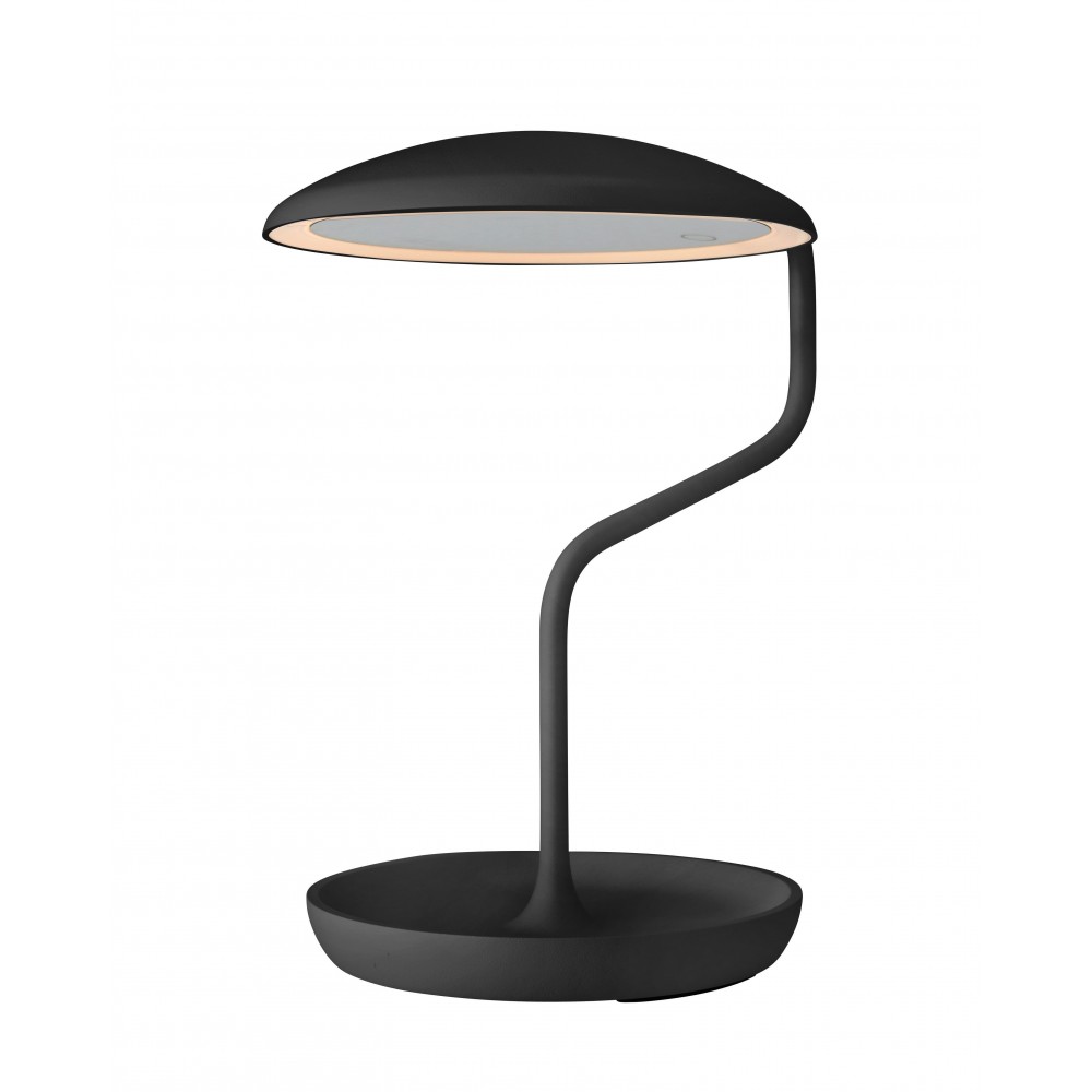 Miroir grossissant LED VERSAILLES noir Villeroy & Boch — profil de la lampe