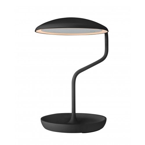 Espelho de aumento LED VERSAILLES preto Villeroy & Boch — perfil lateral do candeeiro