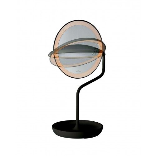 Espelho de aumento LED VERSAILLES preto Villeroy & Boch — espelho inclinado e ajustável