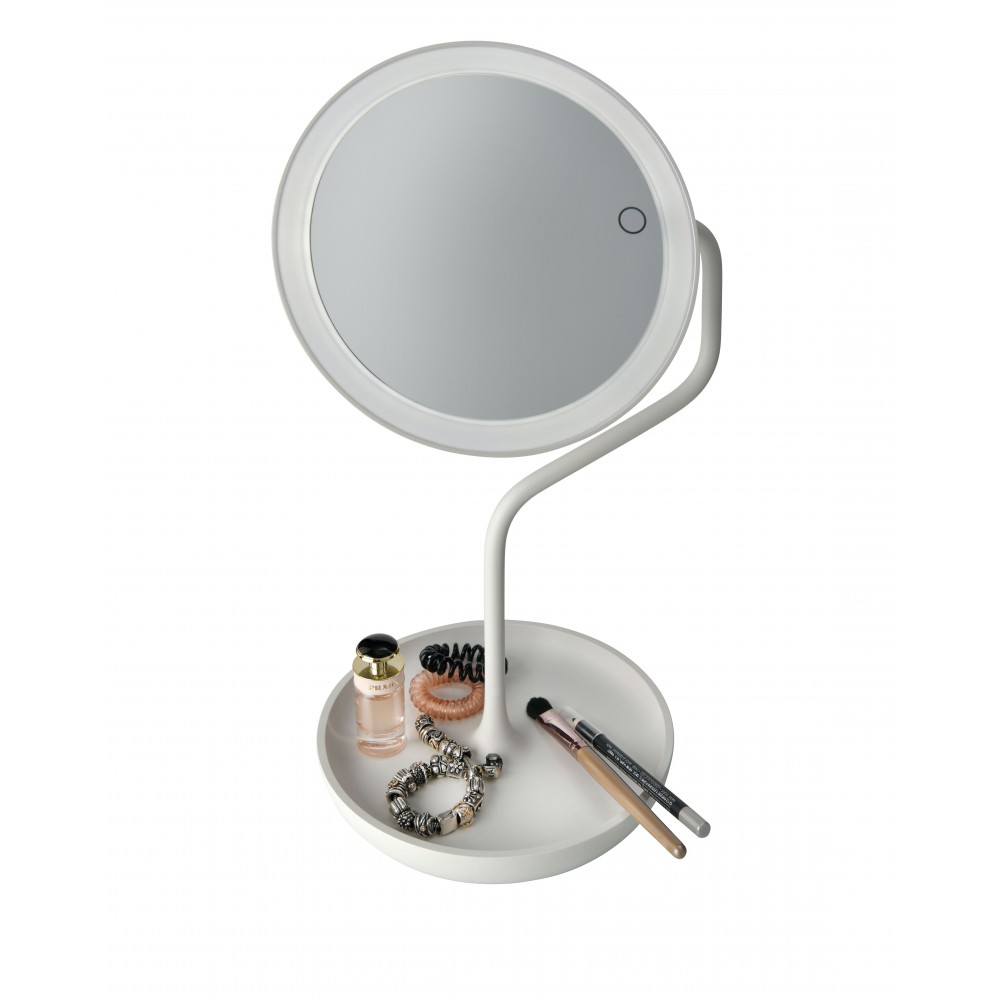 Espejo de aumento LED VERSAILLES blanca Villeroy & Boch — parte trasera y alimentación del espejo