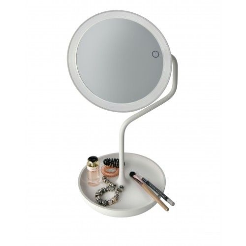 Espejo de aumento LED VERSAILLES blanca Villeroy & Boch — parte trasera y alimentación del espejo