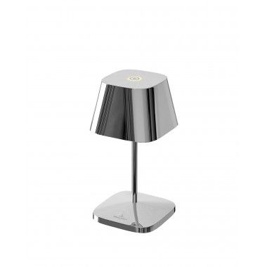 Chrome outdoor lamp 20 cm NEAPEL 2.0