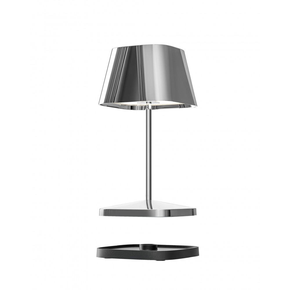 Lâmpada Exterior Chrome 20 cm Neapel 2.0