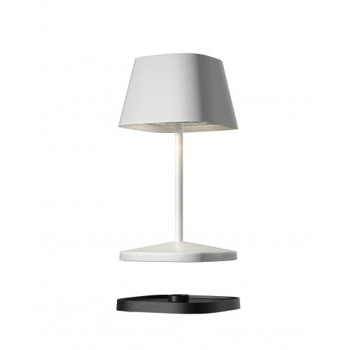 Lâmpada ao ar livre branco 20 cm Neapel 2.0