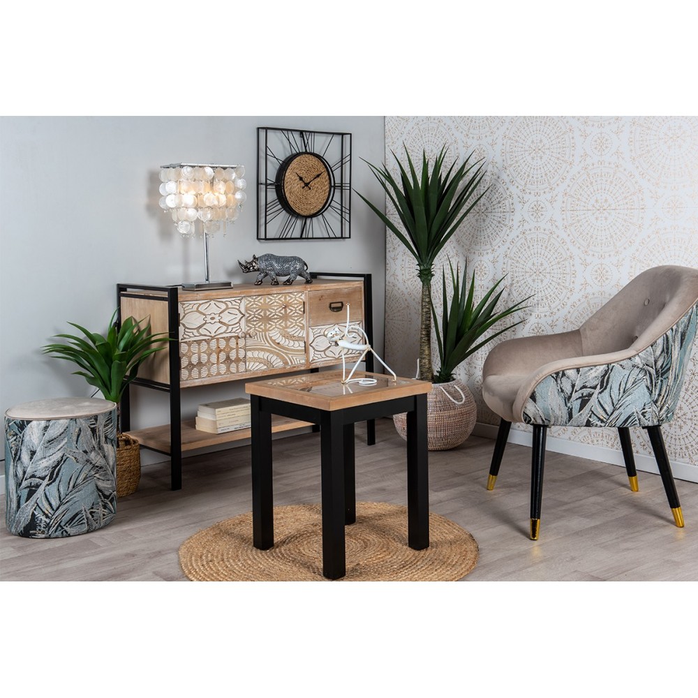 Side table wooden rod 50 cm ORIGINAL