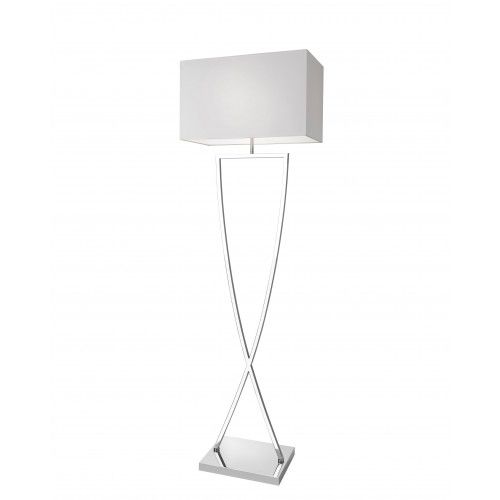 Chrome Branco Lamppost 158 cm Toulouse