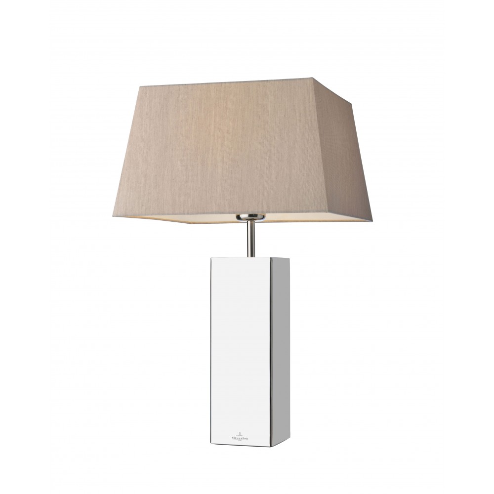 Lâmpada de mesa de têxteis bege 53 cm Prag
