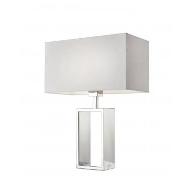 Têxtil de design de lâmpada de mesa branco 47 cm Xangai