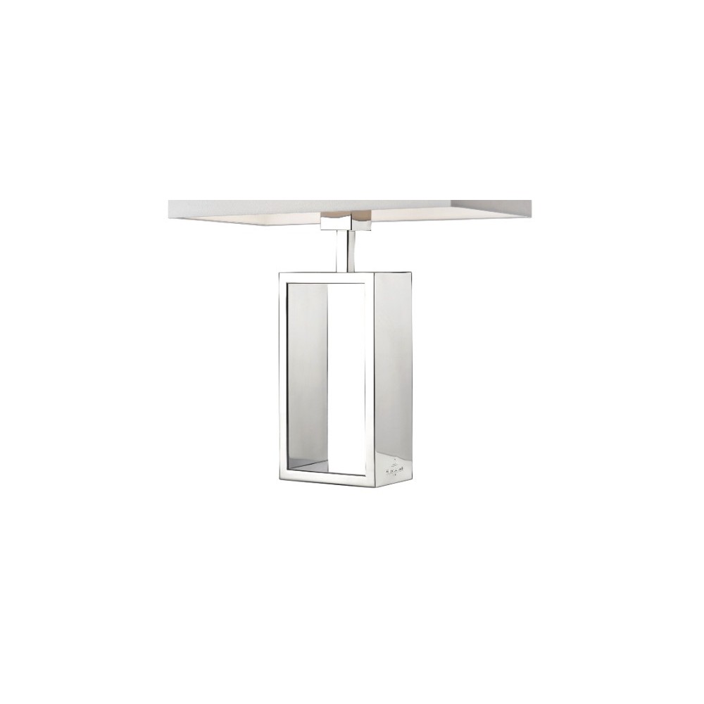 Têxtil de design de lâmpada de mesa branco 47 cm Xangai