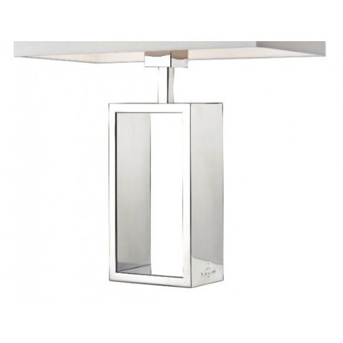Lampada da tavolo design tessile bianca 47 cm SHANGHAI