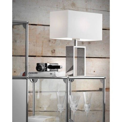 Têxtil de design de lâmpada de mesa branco 47 cm Xangai