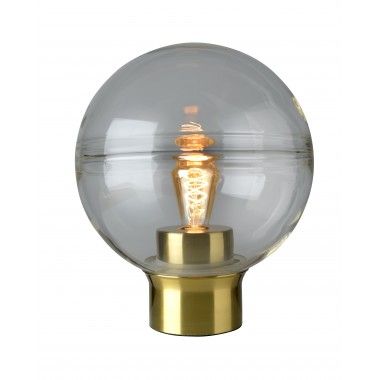 Lâmpada de vidro de vidro e metal de ouro 36 cm Tokio