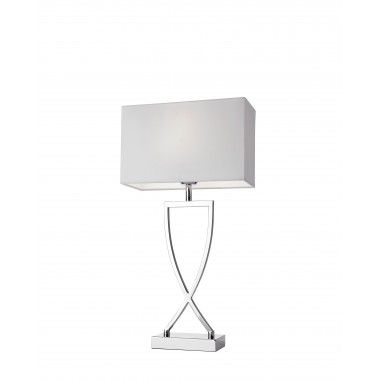 Lâmpada de mesa de mesa de mesa branca 52 cm Toulouse