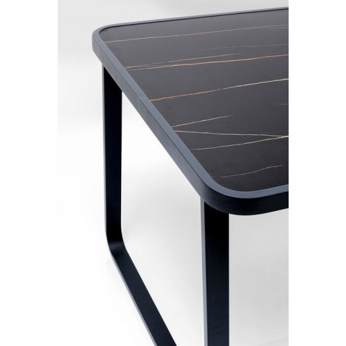 Outdoor dining table SANTOS black KARE Design — tabletop detail