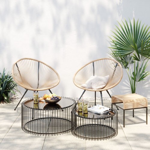 Fauteuil d'extérieur SPAGHETTI NATURE