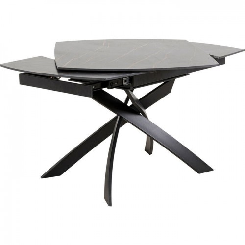 Mesa extensible negra 120-180 cm TWIST
