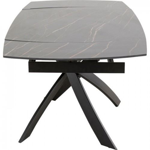 Mesa extensible negra 120-180 cm TWIST