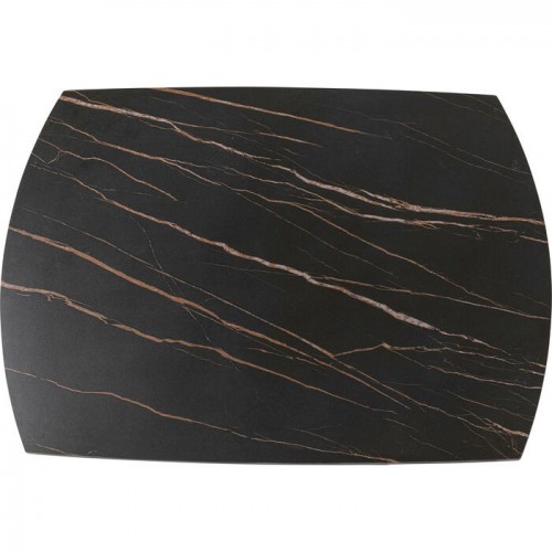 Schwarzer Ausziehtisch 120-180 cm TWIST