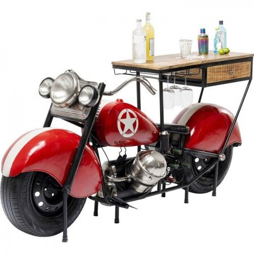 MOTO vintage design red bar table