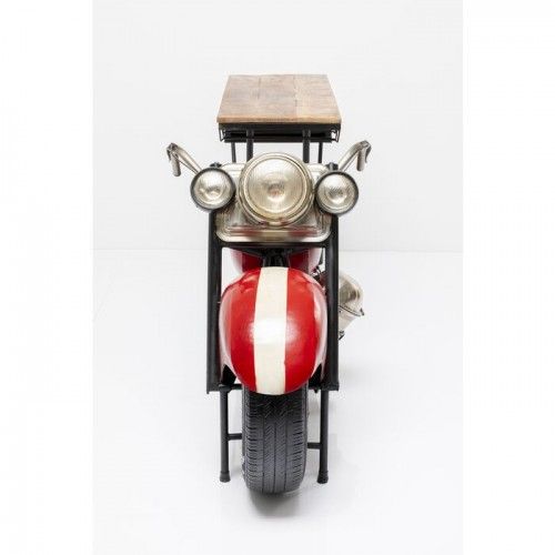 Table de bar rouge design vintage MOTO