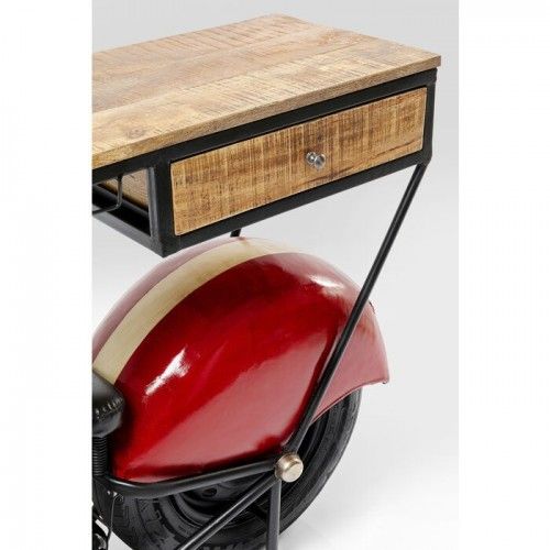 Table de bar rouge design vintage MOTO