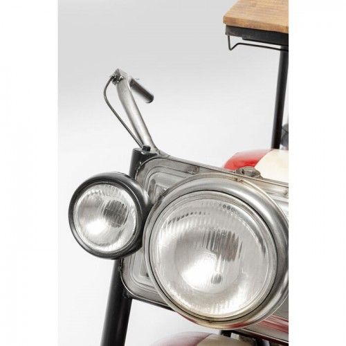 Mesa de bar roja de diseño vintage MOTO