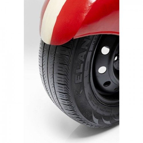 Tavolo da bar rosso dal design vintage MOTO