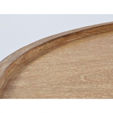 TIFFANY ronde salontafel van hout en metaal