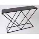 Wood metal graphic console 120 cm AMANDA