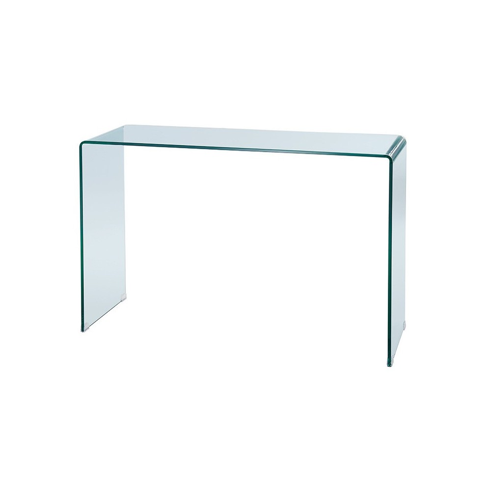 Transparent glass console 120 cm INFINITY