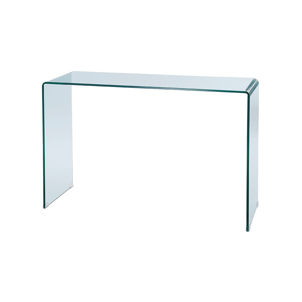 Console de vidro transparente 100 cm infinito