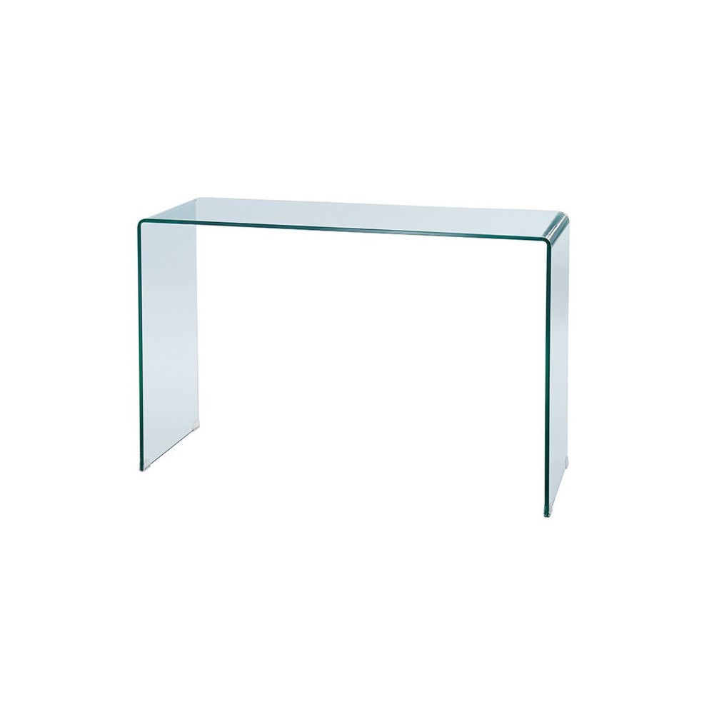 Console de vidro transparente 80 cm infinito