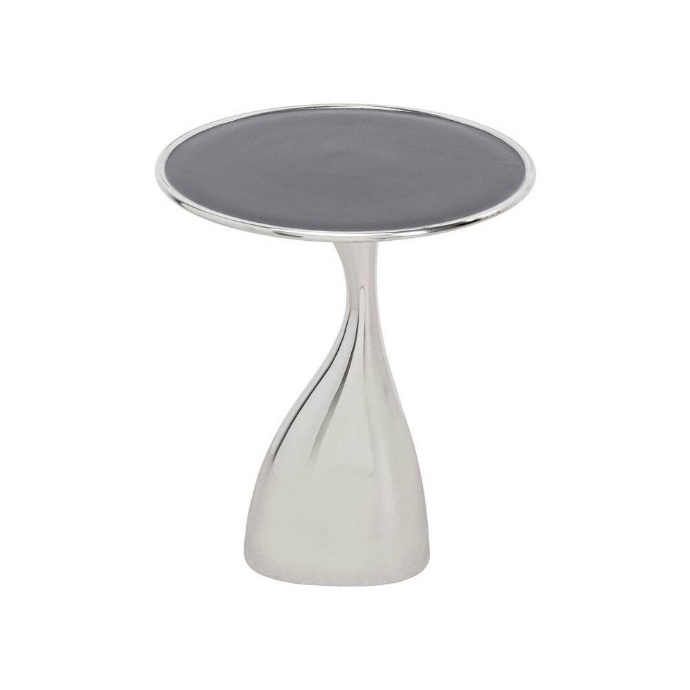 Silver side table 36 cm SPACEY
