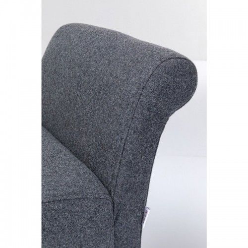 Dunkelgraue Stoffbank 107 cm MOTLEY