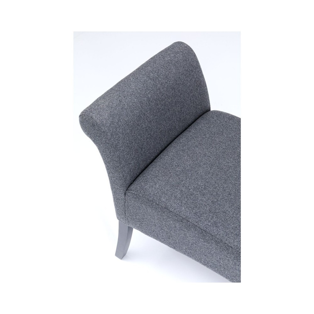 Dark gray fabric bench 107 cm MOTLEY