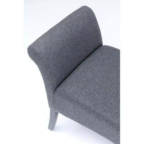 Dark gray fabric bench 107 cm MOTLEY