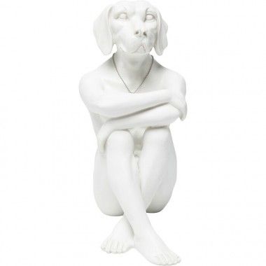 Estatueta decorativa do cão de gangster