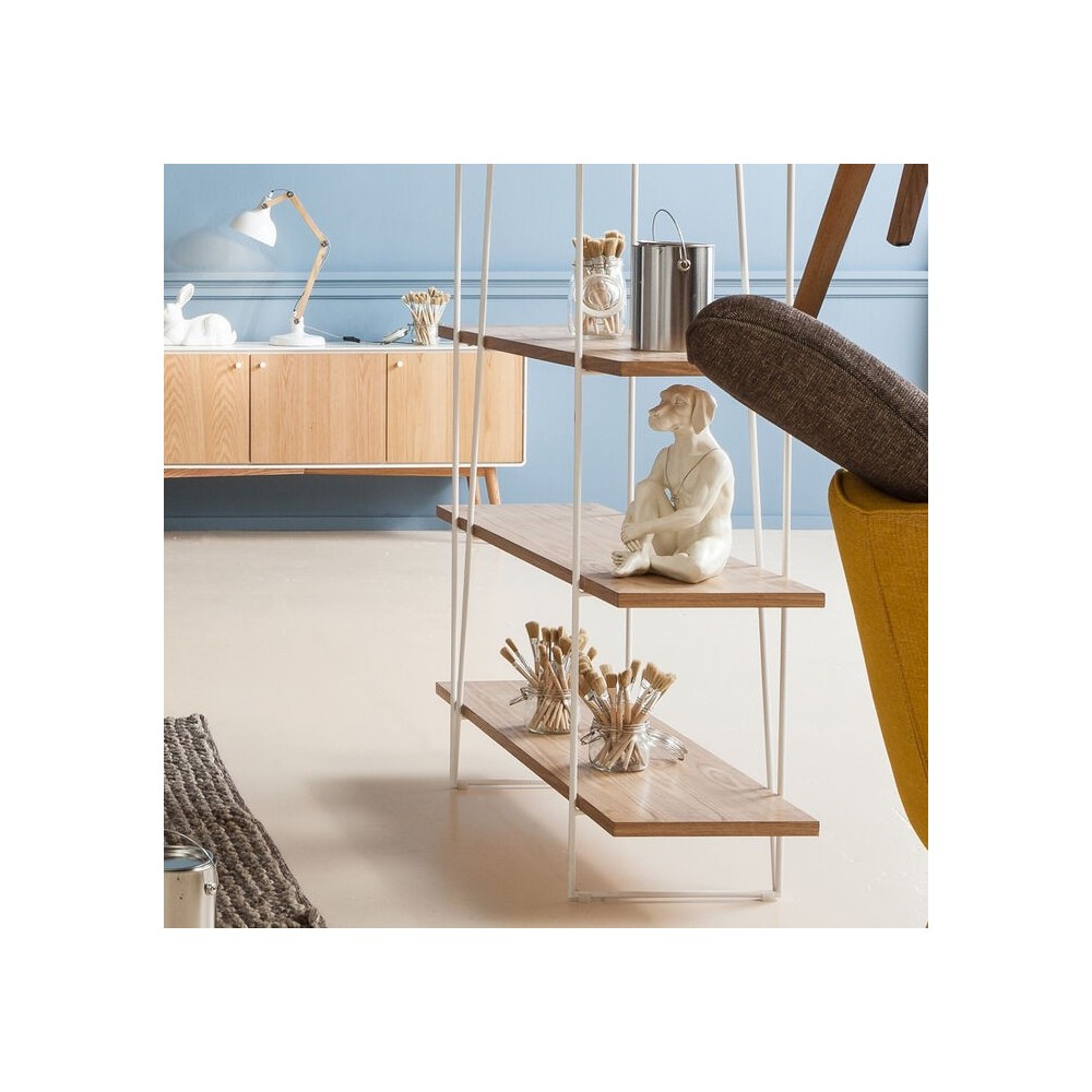 Wit decoratief standbeeld Gangster Dog Kare design - 2