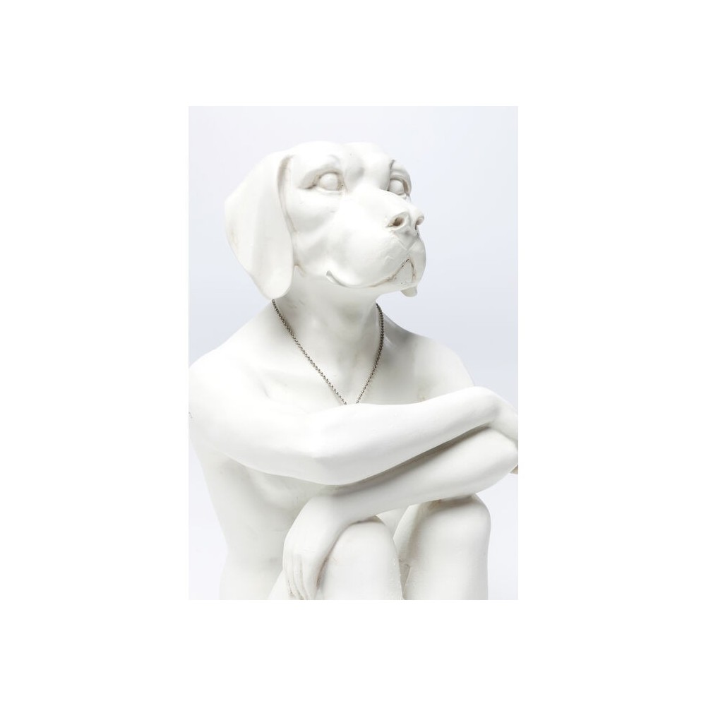 Figurine décorative blanc Gangster Dog Kare design - 8