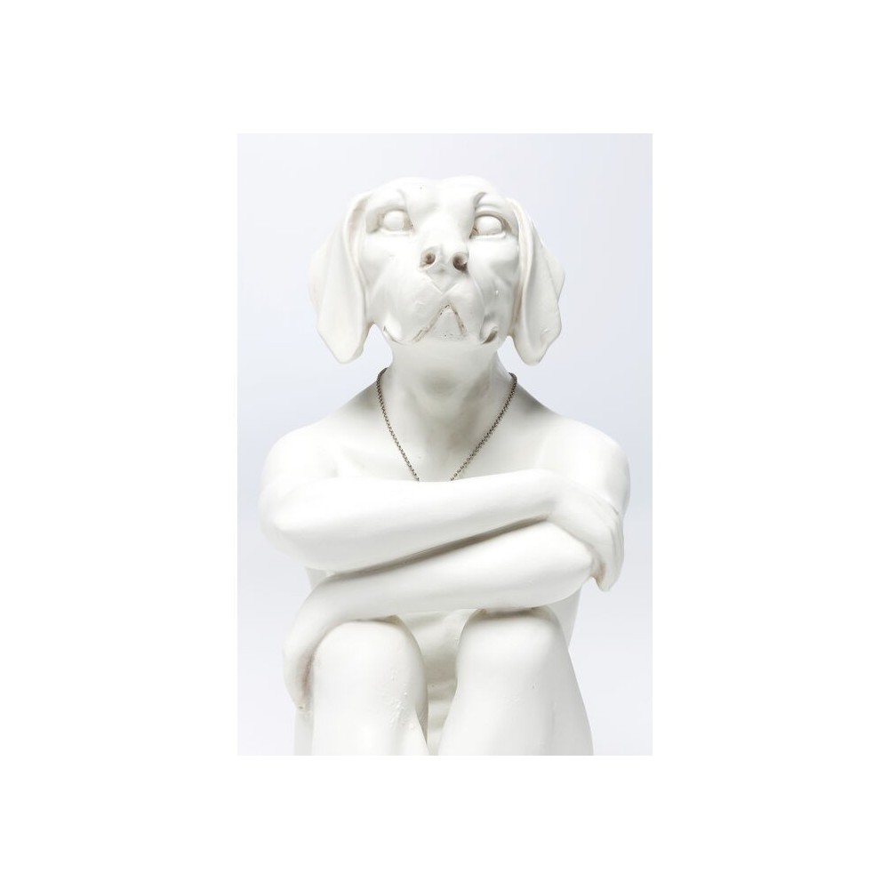Figurine décorative blanc Gangster Dog Kare design - 9