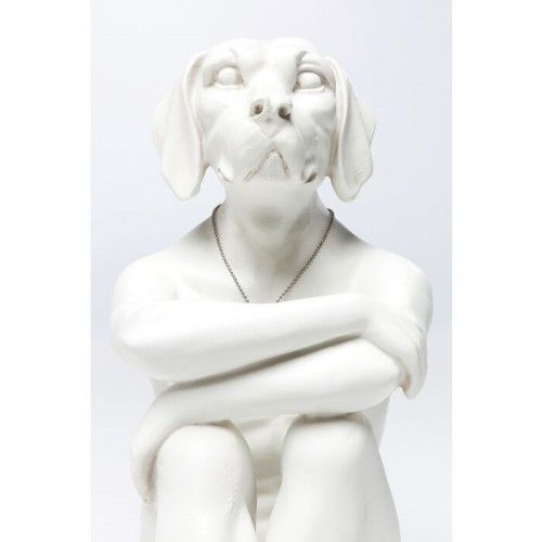Figurine décorative blanc Gangster Dog Kare design - 9