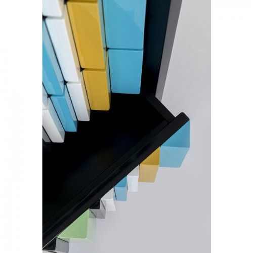 Buffet CONCERTINA façade multicolore KARE Design — détail du plateau