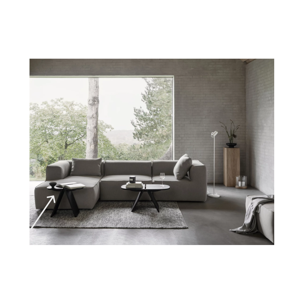 Table d'appoint couleur chêne noir 30x55 cm AVIO Blomus - 3
