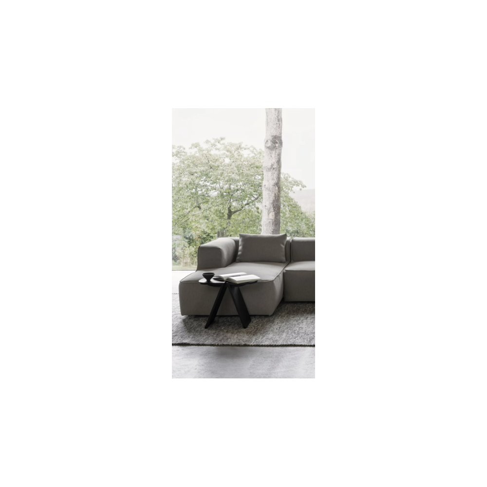 Mesa lateral preto carvalho cor 30x55 cm avio Blomus - 4
